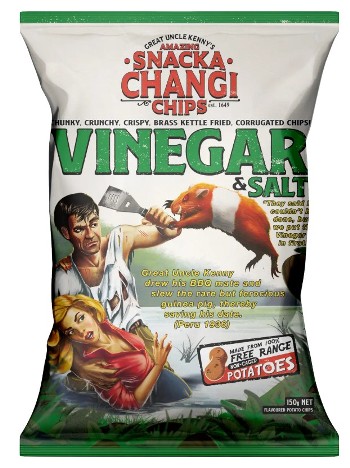 SnackaChangi Chips - Vinegar & Salt (150g)