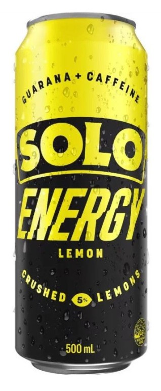 Solo Energy Drink - Lemon (500ml)