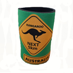 Stubby Holder - Kangaroo Roadsign