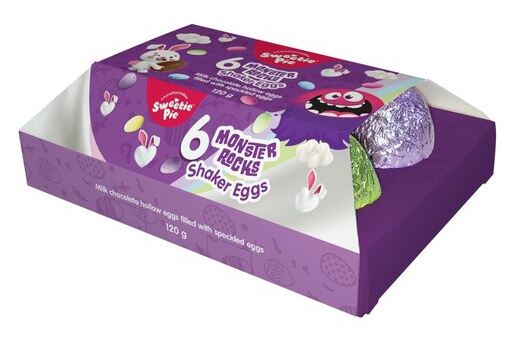 Sweetie Pie Monster Rocks Shaker Eggs (6 Eggs)