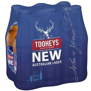 Tooheys New (6 x 375ml bottles)
