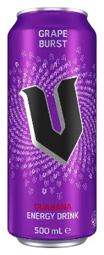 V Guarana Energy Drink - Grape Burst (500ml)