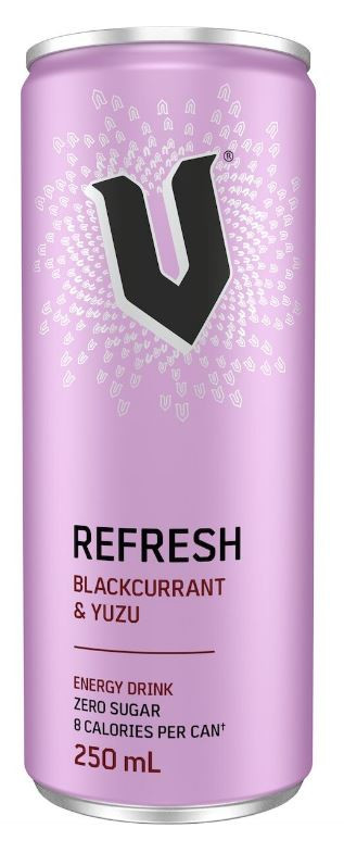 V Refresh Energy Drink - Blackcurrant & Yuzu (500ml)