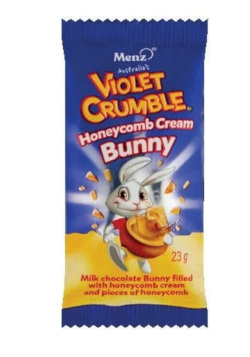 Violet Crumble Honeycomb Cream Bunny (30g)