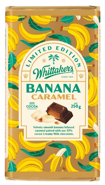 Whittakers Banana Caramel Block (250g)
