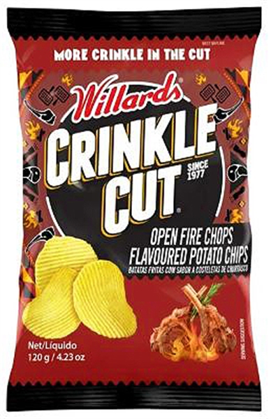 Willards Crinkle Cut - Open Fire Chops (120g)