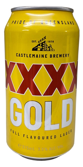 XXXX Gold Lager (375ml Can)