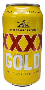 Castlemaine XXXX Gold Lager (375ml Can)